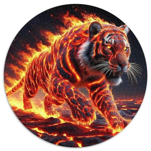 TigerPuzzles 1000 Teile Für Erwachsene Und Kinder Rund FantasieKreative Herausforderungs-Familiendekorationen1000pcs (67.5x67.5cm) von TDSNKAVHB
