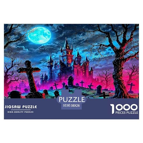 Traumschloss1000-teiliges Puzzle Für Erwachsene Und Kinder Bildungsspiele HalloweenHerausfordernde Home Decors Tolle Geschenkidee38x26cm/1000pcs Traumschloss1000-teiliges Puzzle Für Erwachsene Und Kinder Bildungsspiele HalloweenHerausfordernde Home Decors Tolle Geschenkidee38x26cm/1000pcs von TDSNKAVHB