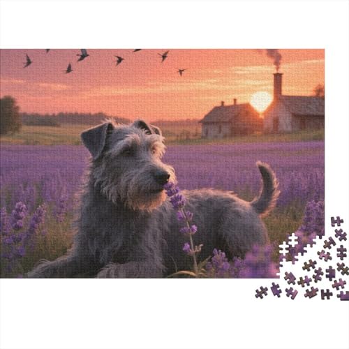 Tschechischer Terrier Puzzle-Spiel 1000 Pieces Challenge Spielzeug niedlich Haustier Erwachsener Educational Gaming Home Decoration Unique Gift1000pcs (75x50cm) von TDSNKAVHB