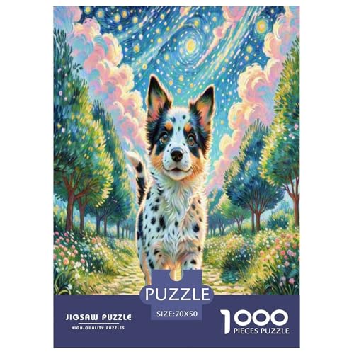 Tschechischer Terrier1000 Pieces Jigsaw Puzzles for Adults EduKatzeional Games spektakulärChallenging Home Decors Great Gift Idea70x50cm/1000pcs von TDSNKAVHB