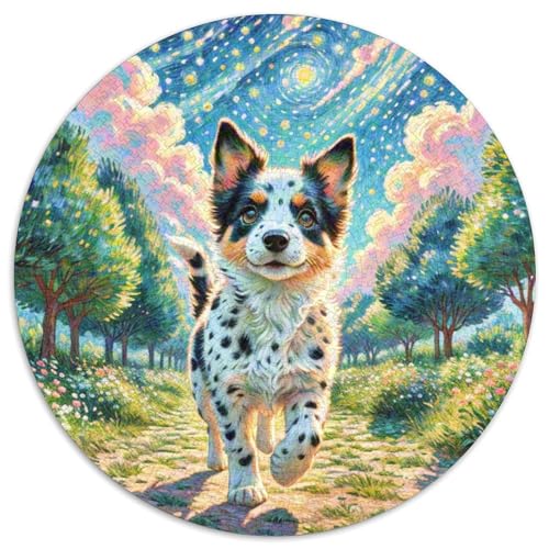 Tschechischer TerrierPuzzles 1000 Pieces for Adults Round spektakulärCreative Challenge Toys Gift1000pcs (67.5x67.5cm) von TDSNKAVHB