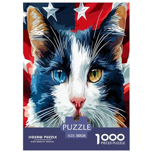 USA Kurzhaar Puzzles 1000 Teile Schwer Puzzle Spielzeug Lernspiel Impossible Herausforderung Spielzeug Für Erwachsene Kinder 38x26cm/1000pcs von TDSNKAVHB