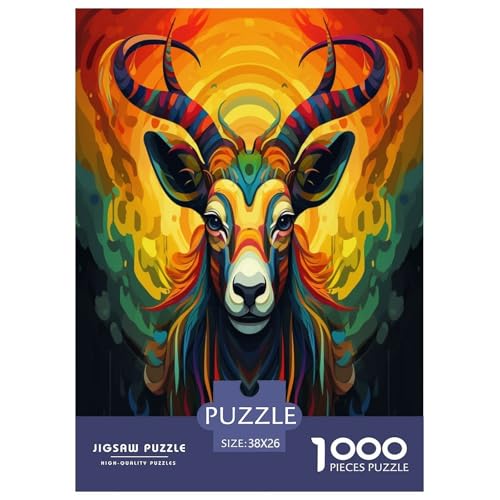 Verdrehte Antelope1000 Piece Jigsaw Puzzle for Adults and Kids Family Game Challenging for Home Decoration Great Gift Idea38x26cm/1000pcs Verdrehte Antelope1000 Piece Jigsaw Puzzle for Adults and Kids Family Game Challenging for Home Decoration Great Gift Idea38x26cm/1000pcs von TDSNKAVHB