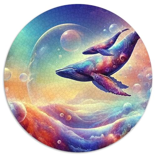 WalPuzzle 1000 Teile Für Erwachsene Rund FantasieKreatives Herausforderungsspielzeug-Geschenk1000pcs (67.5x67.5cm) von TDSNKAVHB