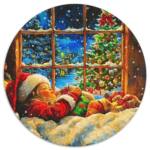 WeihnachtenPuzzle 1000 Teile Für Erwachsene Und Kinder Rund Weihnachten TreeKreative Herausforderungs-Familiendekorationen1000pcs (67.5x67.5cm) von TDSNKAVHB