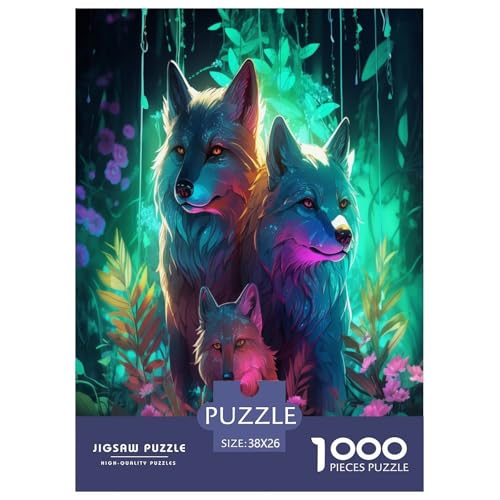 Wolf Kunst1000 Pieces Jigsaw Puzzles for Adults EduKatzeional Games Fun and Challenging for Home Decoration Great Gift Idea38x26cm/1000pcs Wolf Kunst1000 Pieces Jigsaw Puzzles for Adults EduKatzeional Games Fun and Challenging for Home Decoration Great Gift Idea38x26cm/1000pcs von TDSNKAVHB
