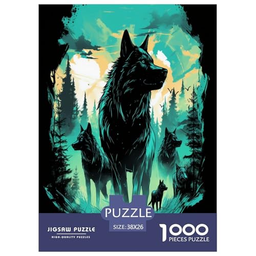 Wolf1000 Piece Jigsaw Puzzles for Adults and Kids EduKatzeional Games Fun and Challenging for Home Decoration Great Gift Idea38x26cm/1000pcs Wolf1000 Piece Jigsaw Puzzles for Adults and Kids EduKatzeional Games Fun and Challenging for Home Decoration Great Gift Idea38x26cm/1000pcs von TDSNKAVHB
