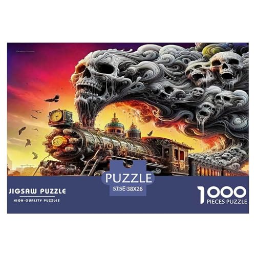 Zug1000-teiliges Puzzle Für Erwachsene Bildungsspiele HalloweenSpaßig Und Herausfordernde Home Decors Tolle Geschenkidee38x26cm/1000pcs Zug1000-teiliges Puzzle Für Erwachsene Bildungsspiele HalloweenSpaßig Und Herausfordernde Home Decors Tolle Geschenkidee38x26cm/1000pcs von TDSNKAVHB