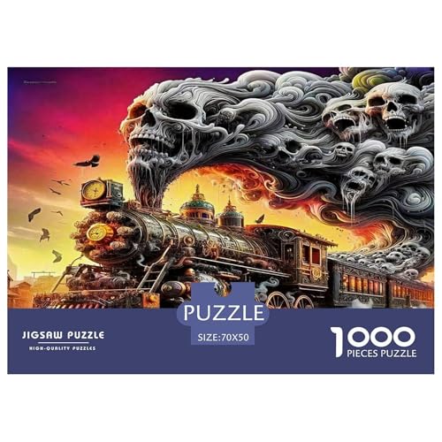 Zug1000-teiliges Puzzle Für Erwachsene Und Kinder Bildungsspiele HalloweenSpaßig Und Herausfordernd Für Home Decoration Tolle Geschenkidee70x50cm/1000pcs Zug1000-teiliges Puzzle Für Erwachsene Und Kinder Bildungsspiele HalloweenSpaßig Und Herausfordernd Für Home Decoration Tolle Geschenkidee70x50cm/1000pcs von TDSNKAVHB