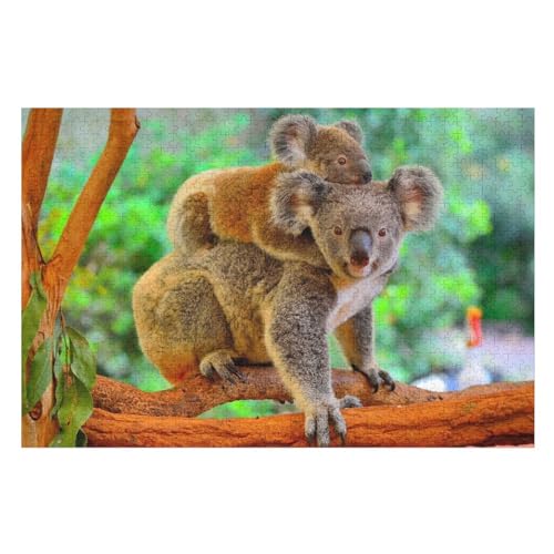 Klassische Puzzle für Erwachsene Teenager Freizeit Spaß Spiel Spielzeug Geeignet，Koala-Mutter ，Lernspielzeug FüR Kinder Papier 38x26 von TDXYz