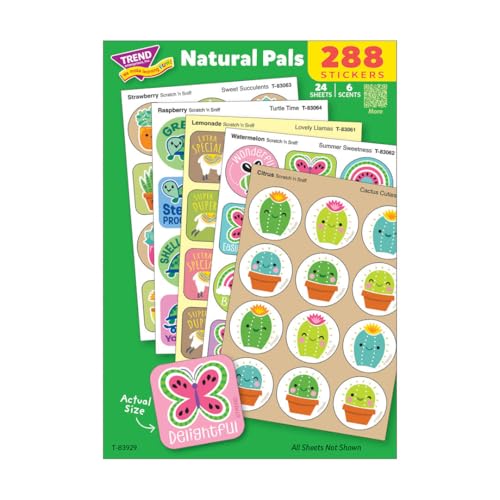 Natural Pals Scratch 'n Sniff Stinky Sticker, 288 Stück Natural Pals Scratch 'n Sniff Stinky Sticker, 288 Stück von TE TREND ENTERPRISES, INC. WE MAKE LEARNING FUN!
