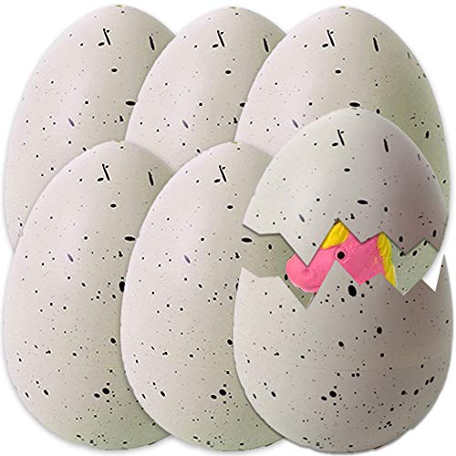 TE-Trend 6 Stück Einhorn Ei Wasser Dinosaurier Egg Schlüpfende Unicorn Einhorn Eier Set Einhorneier Mehrfarbig TE-Trend 6 Stück Einhorn Ei Wasser Dinosaurier Egg Schlüpfende Unicorn Einhorn Eier Set Einhorneier Mehrfarbig von TE-Trend