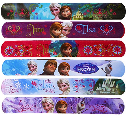 TE-Trend 6 Stück Frozen Snap Slap Band Armband Armring Kinder Schnapparmband Geburtstagsparty Mitgebsel TE-Trend 6 Stück Frozen Snap Slap Band Armband Armring Kinder Schnapparmband Geburtstagsparty Mitgebsel von TE-Trend