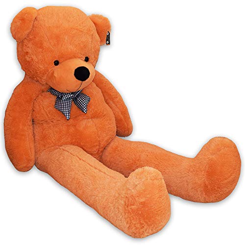 TE-Trend Bär Plüschbär Riesen Kuscheltier XXL Teddybär Riesig Large Teddy Bear Plüschteddy 200 cm Hellbraun von TE-Trend