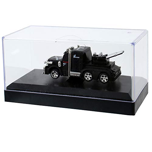 TE-Trend Mini RC Modell 1:64 Ferngesteuerter LKW Truck Militär Geschütz Licht Akku komplett Fernbedienung Spielzeug Schwarz von TE-Trend