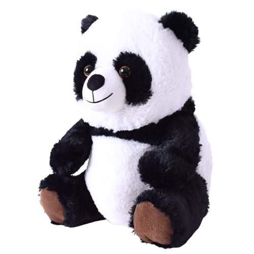TE-Trend Panda Kuscheltier Teddybär Plüschtier Stofftier Plüsch 31cm Kindergeschenke als Jungen oder Mädchen Geschenk Pandabär Mehrfarbig von TE-Trend