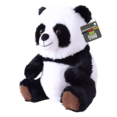 TE-Trend Panda-Stofftier 30 cm - Kuschelbär & Teddybär für tröstende Momente & Spielspaß - Panda-Plüschtier - hochwertiges Kuscheltier - Plüsch-Panda - Plüschtier für Jede Gelegenheit von TE-Trend