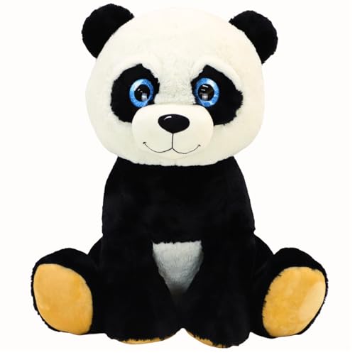 TE-Trend XXL Panda Plüschtier, 75cm groß, Kuscheltier mit funkelnden blauen Augen, weiche Qualität, für liebevolle Umarmungen und als treuer Weggefährte, glückliche Stunden TE-Trend XXL Panda Plüschtier, 75cm groß, Kuscheltier mit funkelnden blauen Augen, weiche Qualität, für liebevolle Umarmungen und als treuer Weggefährte, glückliche Stunden von TE-Trend