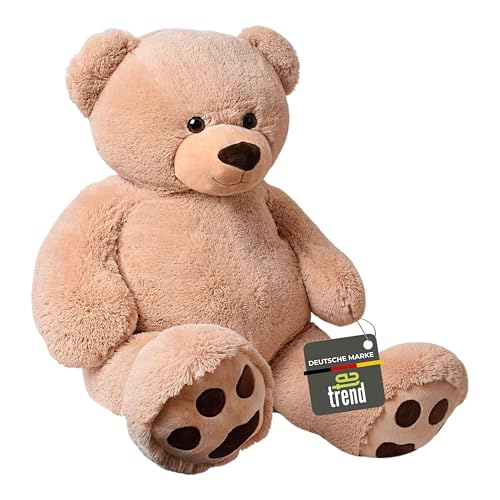 TE-Trend Riesen Teddy Kuscheltier XXL Teddybär groß Plüschtier Rico Stofftier als Geschenk für Kinder 135cm groß in braun von TE-Trend