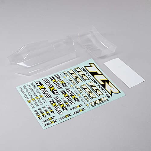 Team Losi Racing 1/10 Lightweight Clear Body & Wing: 22X-4 von Team Losi Racing