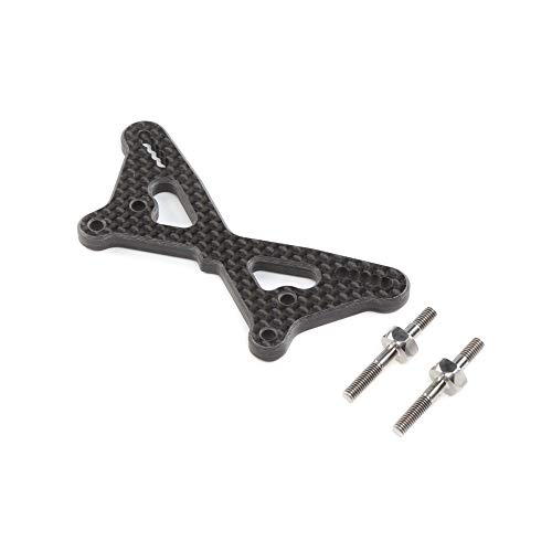 Team Losi Racing Carbon Front Tower with Ti Standoffs: 22 5.0 von Team Losi Racing