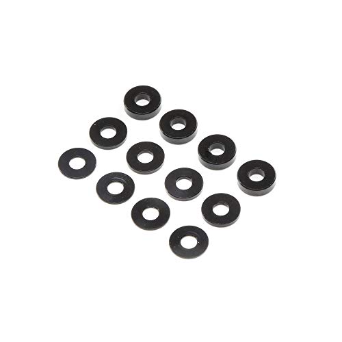 M3 Aluminum Washer Set, Black (4ea) von TEAM LOSI RACING