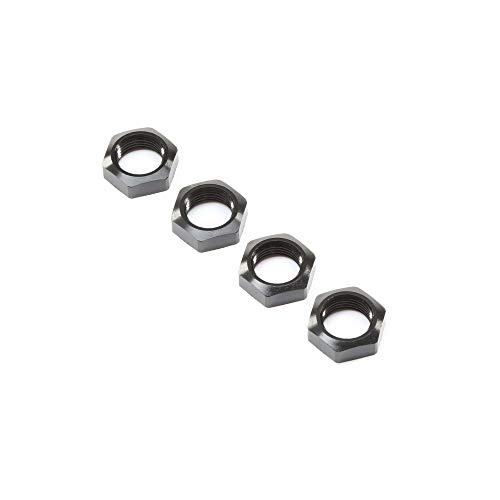 Wheel Nuts, Black (4): Super Baja Rey von TEAM LOSI RACING