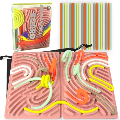 Pinkes, faltbares sensorisches Aktivitätsbrett aus Silikon Pinkes, faltbares sensorisches Aktivitätsbrett aus Silikon von TEAM TOWER GAME