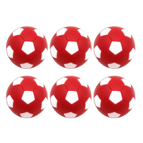 TEBI 6 Stück Tischfußball Ersatzball Offizieller Tischspielball Offizieller 32-mm Tischfußball Fußball Tischfußball von TEBI