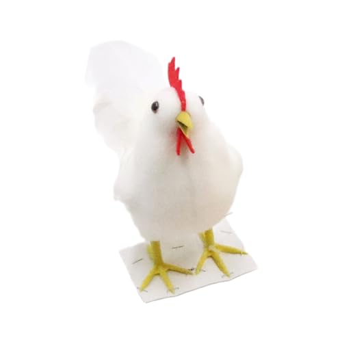 TEBI Simulierte Vogelfigur Simulationen Gefülltes Huhn Künstliches Gefiedertes Huhn für Fotografie und Wissensvermittlung von TEBI