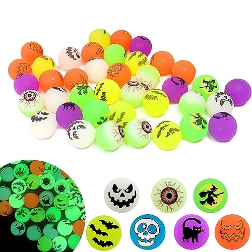 TECHEEL 24 Stück Halloween Luminous Flummi Leuchtend Flummies für Kinder Flummis Kindergeburtstag Hüpfball für Halloween Party Mitgebel Spielzeug Geschenk Süßes oder Saures TECHEEL 24 Stück Halloween Luminous Flummi Leuchtend Flummies für Kinder Flummis Kindergeburtstag Hüpfball für Halloween Party Mitgebel Spielzeug Geschenk Süßes oder Saures von TECHEEL