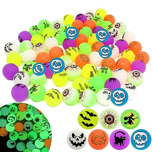 TECHEEL 48 Stück Halloween Luminous Flummi Leuchtend Flummies für Kinder Flummis Kindergeburtstag Hüpfball für Halloween Party Mitgebel Spielzeug Geschenk Süßes oder Saures TECHEEL 48 Stück Halloween Luminous Flummi Leuchtend Flummies für Kinder Flummis Kindergeburtstag Hüpfball für Halloween Party Mitgebel Spielzeug Geschenk Süßes oder Saures von TECHEEL