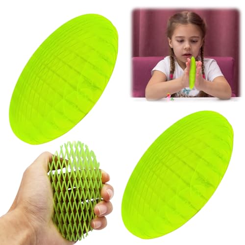 TECHEEL Fidget Wurm Spielzeug,2 Stück Worm Big Fidgets Toy Fidgets Slug Spielzeug Wurm Spielzeug Sensorisches Stressabbau Handspielzeug Wurm Zappelspielzeug für Erwachsene und Kinder von TECHEEL