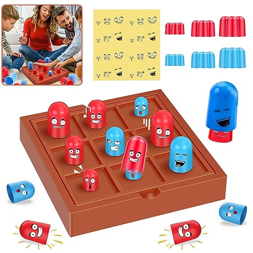 TECHEEL Tic Tac Toe Spiel, Lernbrettspiel Spielzeug, Big Eat Small Game, Mini-Brettspiel Spielzeug, Lustig Eltern-Kind Interaktives Spiele, Geburtstagsfeierbevorzugungen für Kinder Erwachsene TECHEEL Tic Tac Toe Spiel, Lernbrettspiel Spielzeug, Big Eat Small Game, Mini-Brettspiel Spielzeug, Lustig Eltern-Kind Interaktives Spiele, Geburtstagsfeierbevorzugungen für Kinder Erwachsene von TECHEEL