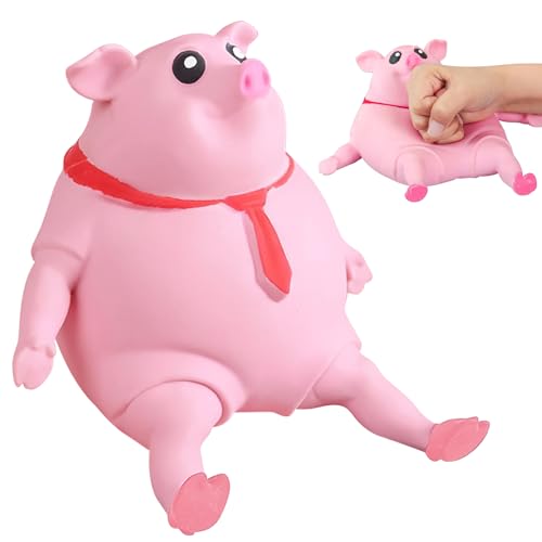 TECHEEL Schweine Spielzeug ,Rosa Piggy Squeeze Toy,Nettes Schwein Stress Spielzeug,Schweine-Quetschspielzeug ,Sensorik Autismus Spielzeug Party Geschenke Für Kinder. von TECHEEL