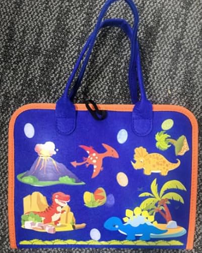 TECHMUR Busy Board Buch [Mit Puzzle Tasche] Zug oder Flugzeug I von TECHMUR