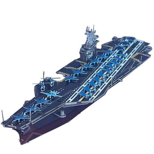 TECKEEN (Unmontierte Packung) 1:1500 USS Roosevelt Flugzeugträger CVN-71 Kriegsschiffmodell Militärmodell Druckguss Schiffsmodell für Sammlung von TECKEEN