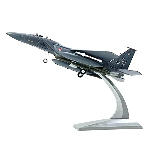 TECKEEN 1/100 Maßstab U.S. F-15E Strike Eagle Supersonic Combat Bomber Modell Legierung Modell Druckguss Flugzeug Modell für Sammlung von TECKEEN