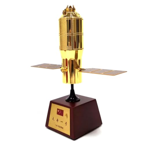 TECKEEN 1/80 Scale China Tianzhou-1 Cargo Raumschiff Raumschiff Modell Legierung Luftfahrt Satelliten Modell Druckguss Flugzeug Modell für Sammlung von TECKEEN
