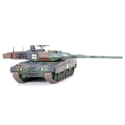 TECKEEN 1:72 Alloy Ukraine Leopard 2A6 Main Battle Tank Model Simulation Fighter Tank Military Science Exhibition Model von TECKEEN