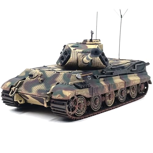 TECKEEN 1:72 Legierung WWII Deutscher Tiger lI Hutgen Wald 1945 Panzer Militär Panzer Modell Simulation Kämpfer Panzer Militärwissenschaft Ausstellung Modell von TECKEEN