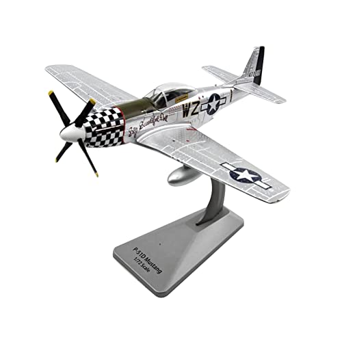 TECKEEN 1:72 Maßstab US Army Air P-51 Mustang Fighter Flugzeugmodell Legierung Modell Druckguss Flugzeug Modell für Sammlung von TECKEEN