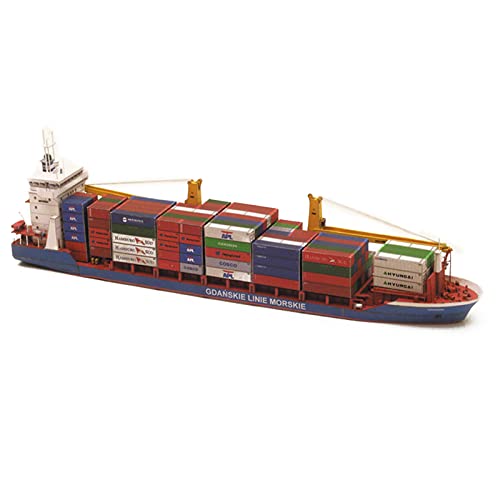 TECKEEN 3D-Papiermodell 1/400 Polnisches Danzig Frachtschiff Geburtstagsgeschenk für Männer Frauen Kinder Handmade (Unassembled Paper Kit) Modell TECKEEN 3D-Papiermodell 1/400 Polnisches Danzig Frachtschiff Geburtstagsgeschenk für Männer Frauen Kinder Handmade (Unassembled Paper Kit) Modell von TECKEEN