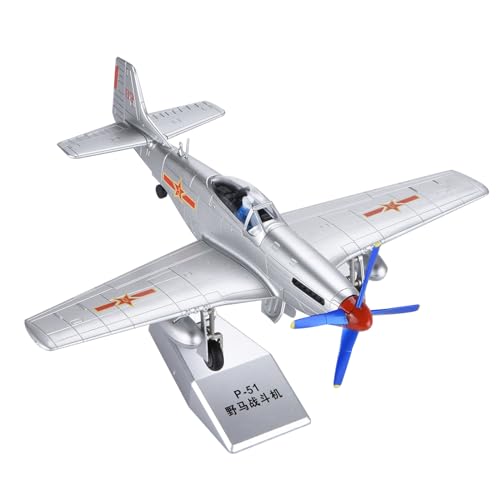 TECKEEN Alloy P51 P-51 Kampfflugzeugmodell Flugzeugmodell 1:48 Modell Simulation Wissenschaft Ausstellungsmodell von TECKEEN
