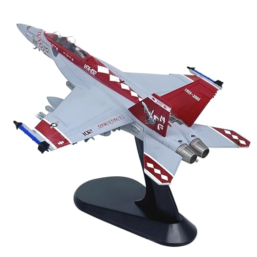 TECKEEN Alloy US Navy F/A-18 Super Hornet Strike Fighter VFA-102 Diamondbacks Flugzeug 1:100 Spielzeug Simulation Wissenschaft Ausstellungsmodell von TECKEEN