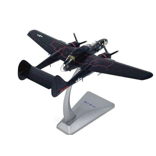 TECKEEN Alloy USA Air Force P-61B Black Widow Fighter Aircraft Model 1:72 Toy Simulation Science Exhibition Model von TECKEEN