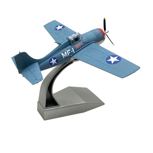 TECKEEN Alloy WWII US Navy F4F Wildcat Fighter Aircraft Model 1:72 Toy Simulation Science Exhibition Model von TECKEEN
