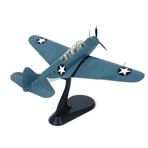 TECKEEN Alloy WWII US Navy TBD Devastator Bomber Aircraft Model 1:72 Toy Simulation Science Exhibition Model von TECKEEN