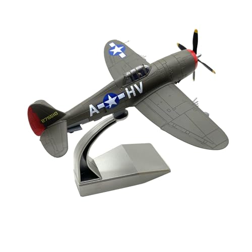 TECKEEN Alloy WWII USAAF P-47 Thunderbolt Fighter Aircraft Model 1:72 Toy Simulation Science Exhibition Model von TECKEEN