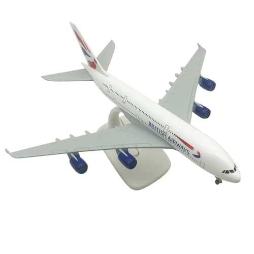 TECKEEN British Airways A380 Flugzeugmodell im Maßstab 1:400, Legierungsmodell, Druckguss, hohe Simulationsmodell für Sammlung von TECKEEN